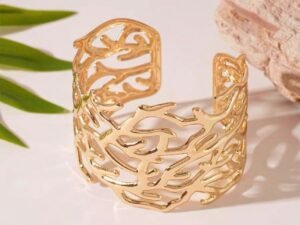 Twisted Gold Cuff